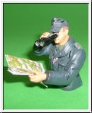Deutsche Figur 1:16Kommandant mit Fernglas + Karte Bausatz 7